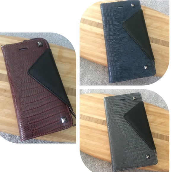 Accessories - iPhone 8/7 Faux Alligator wallet case